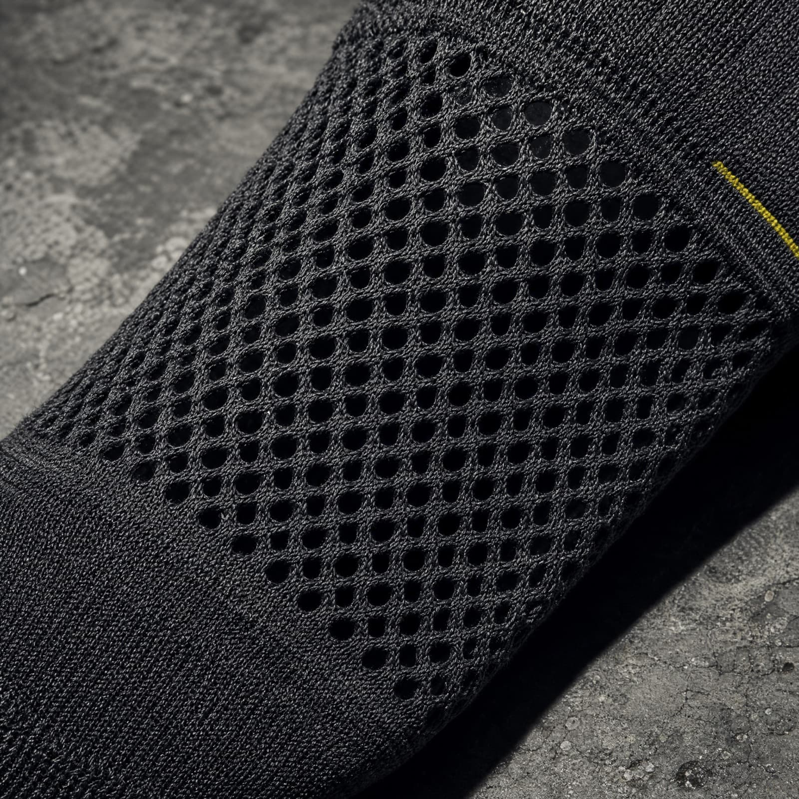 Close view of the knit structure of the Boot Sock Summer